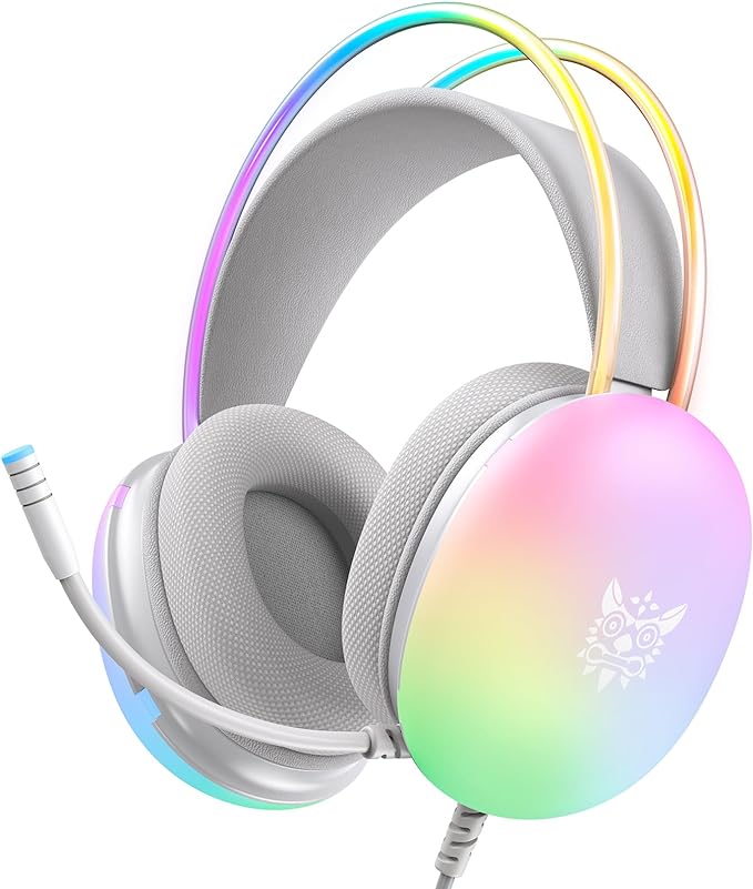 Crystal Cove-Rainbow Gaming Headset